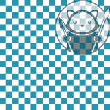 Teal Checkers - Next Level Sheet