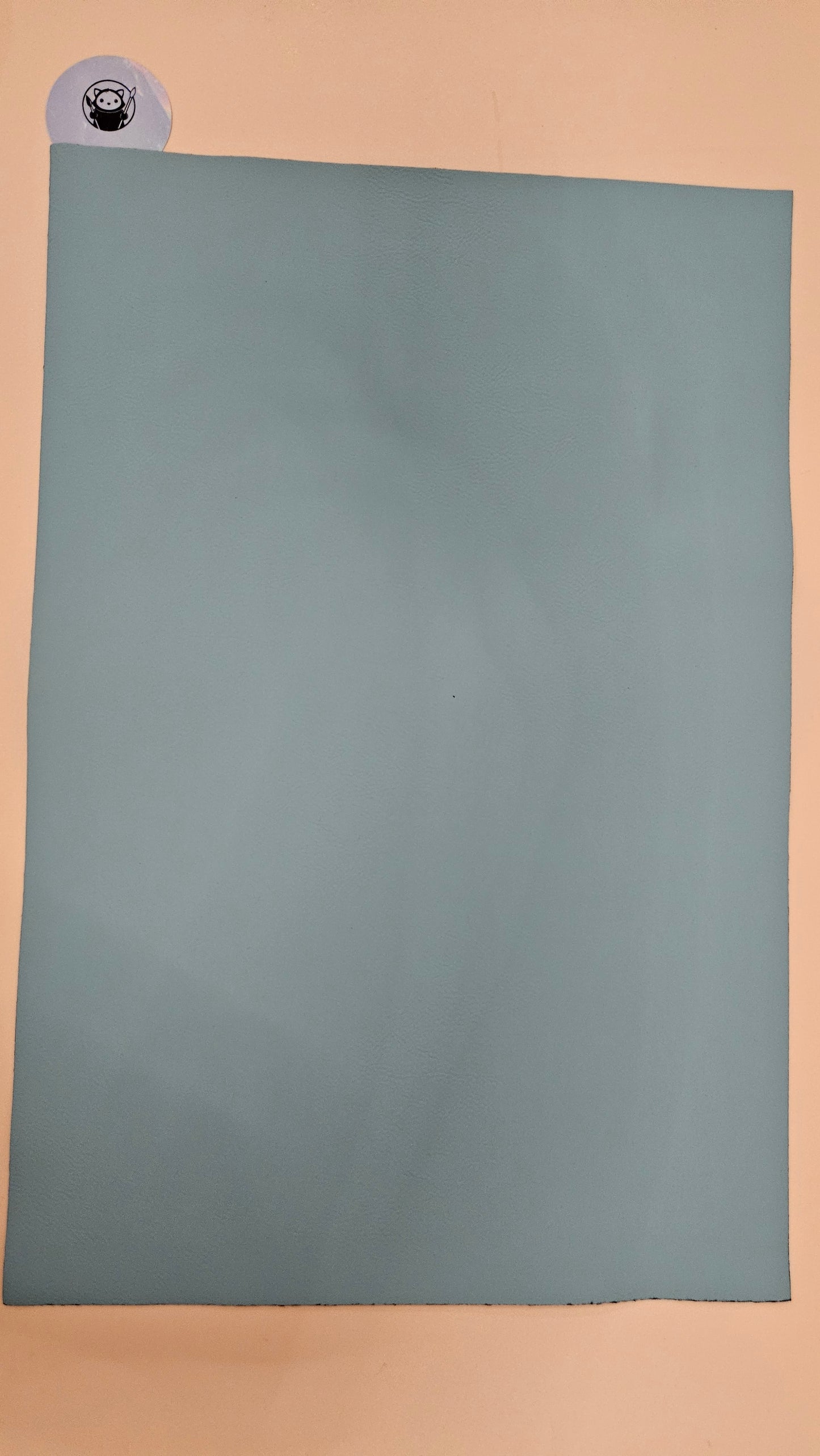 Teal - Engraves Black - Leatherette Sheet – PU Material -  Sheet
