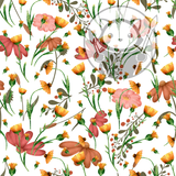 Red Wildflowers Garden - Next Level Sheet
