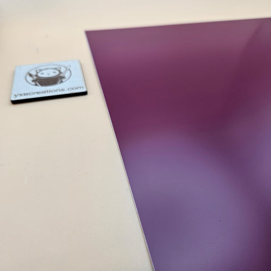 Two-Tone Engravable Acrylic - Purple - Engraves White (view 2)