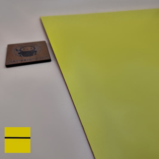 Two-Tone Engravable Acrylic - Yellow - Engraves Black (view 2)