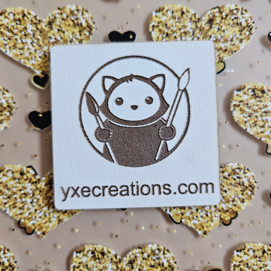 Next Level Sheet - Printed Acrylic and Plywood Sheets - Gold and Black Hearts - Close Up