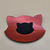 Holographic Glossy - Laser Red - Laserable Leatherette - PU Matherial
