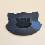 Holographic Glossy - Black Eclipse - Laserable Leatherette - PU Matherial
