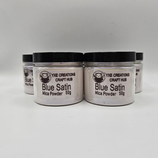 Blue Satin Mica Powder - 50 g jar