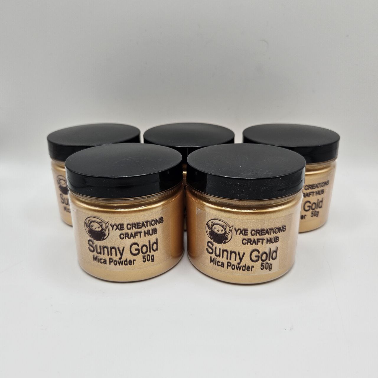 Sunny Gold Mica Powder - 50 g jars
