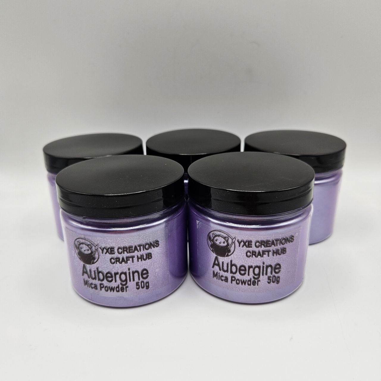 Aubergine Mica Powder - 50 g jar