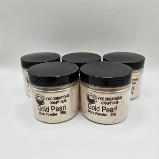 Gold Pearl Mica Powder - 50 g jars