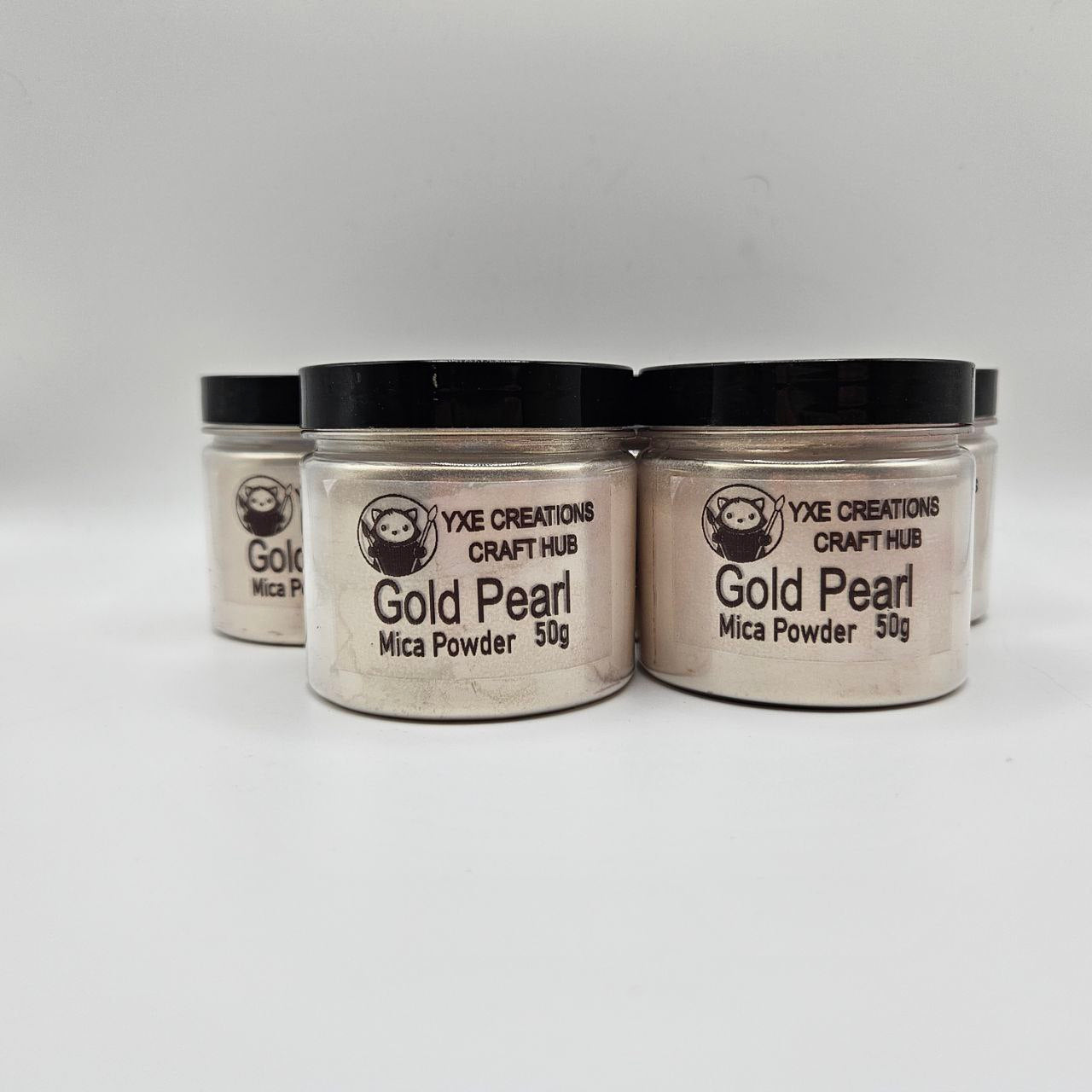 Gold Pearl Mica Powder - 50 g jar