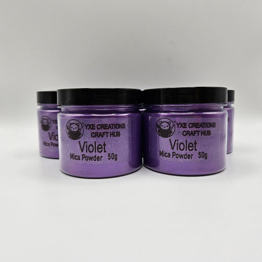 Violet Mica Powder - 50 g jars