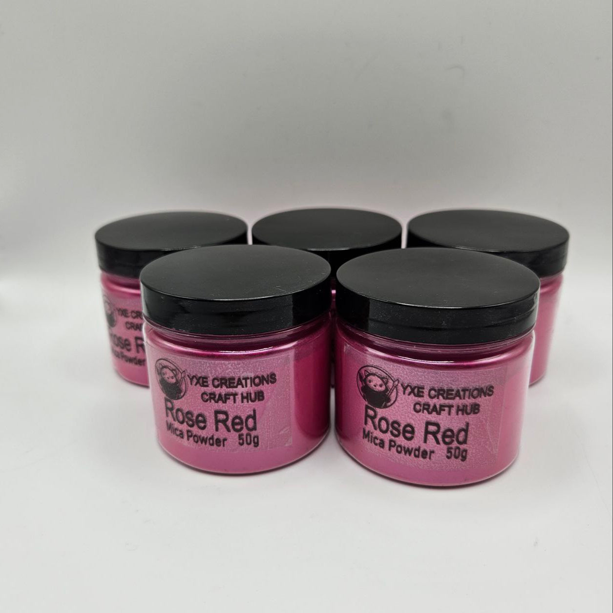 Rose Red Mica Powder - 50 g jar
