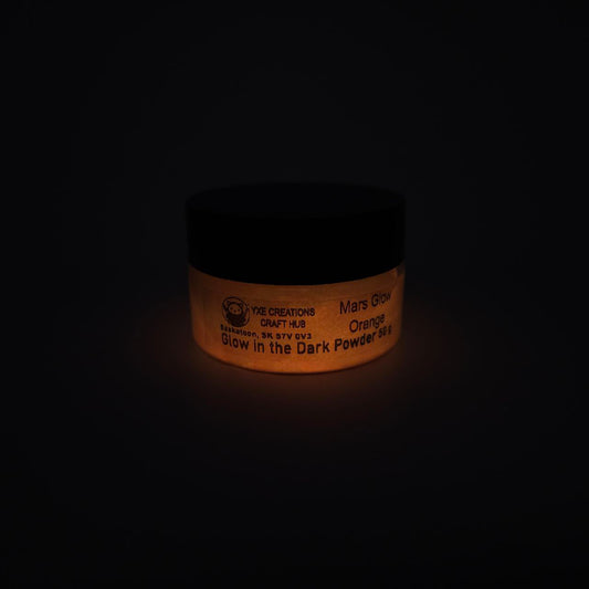 Glow in the Dark Powder - Mars Glow Orange
