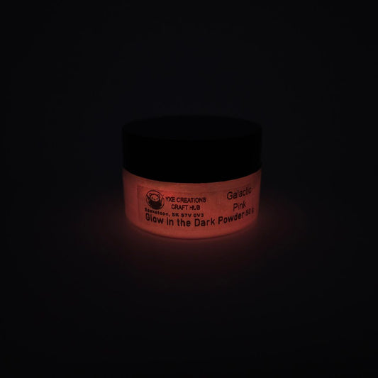 Glow in the Dark Powder - Galactic Pink - 50 g