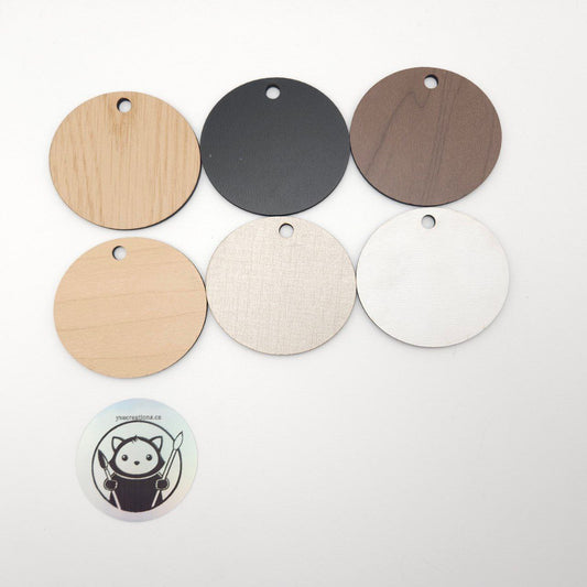 Plywood Craft Blank - Circle - 6 Colours
