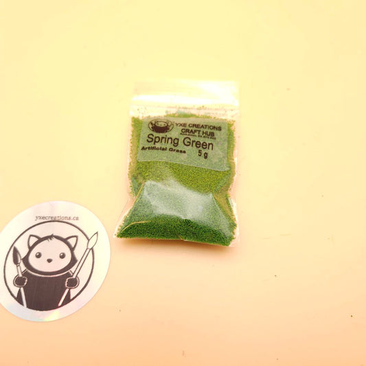 Artificial Green Grass - Resin Filler - Spring Green