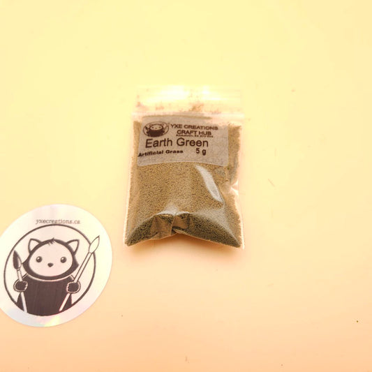 Artificial Green Grass - Resin Filler - Earth Green