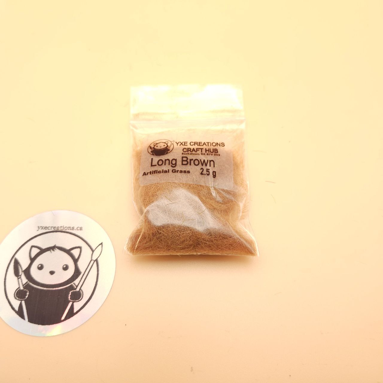 Artificial Green Grass - Resin Filler - Long Brown - 2.5 g bag