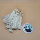 Polyester Tassels - White (50-pack)