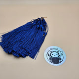 Polyester Tassels - Blue (50-pack)
