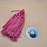 Polyester Tassels - Rose Red (50-pack)