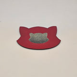 Red - Engraves Gold - Leatherette Sheet – PU Material