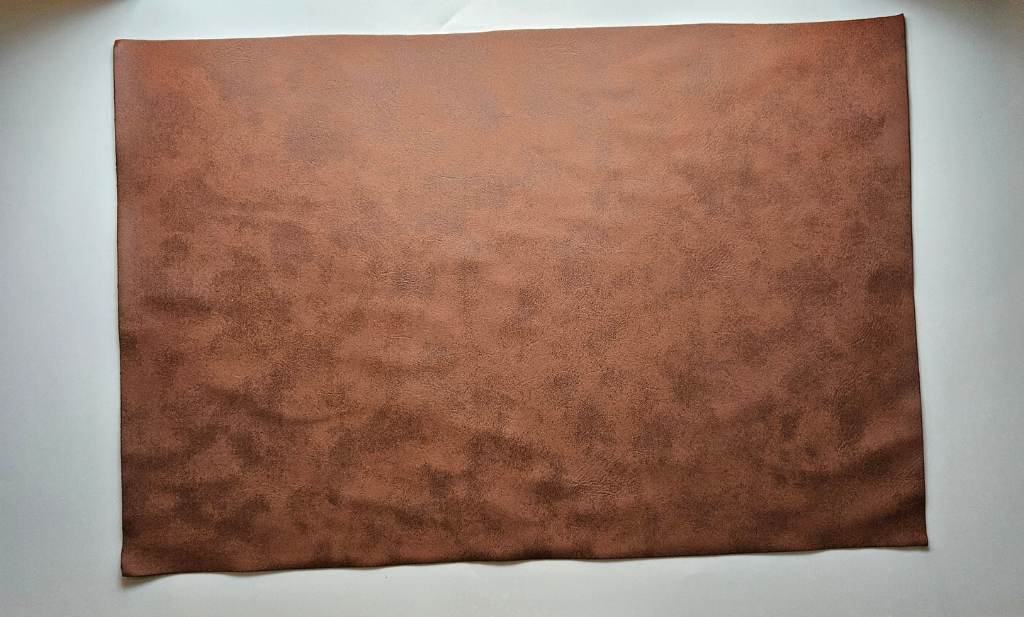 Reddish Brown / Engraves Black - Matte Vintage - Leatherette Sheet - PU Material (view 2)