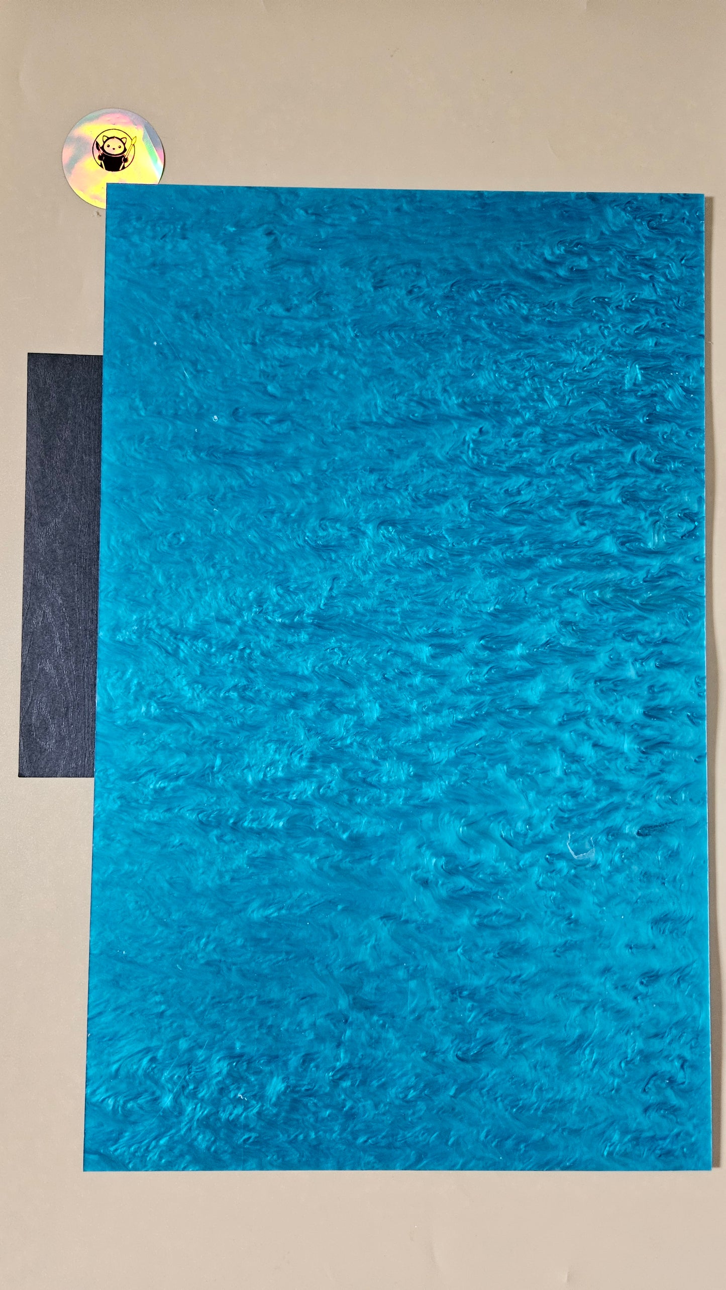 Designer Acrylic Sheet - Blue Pearl