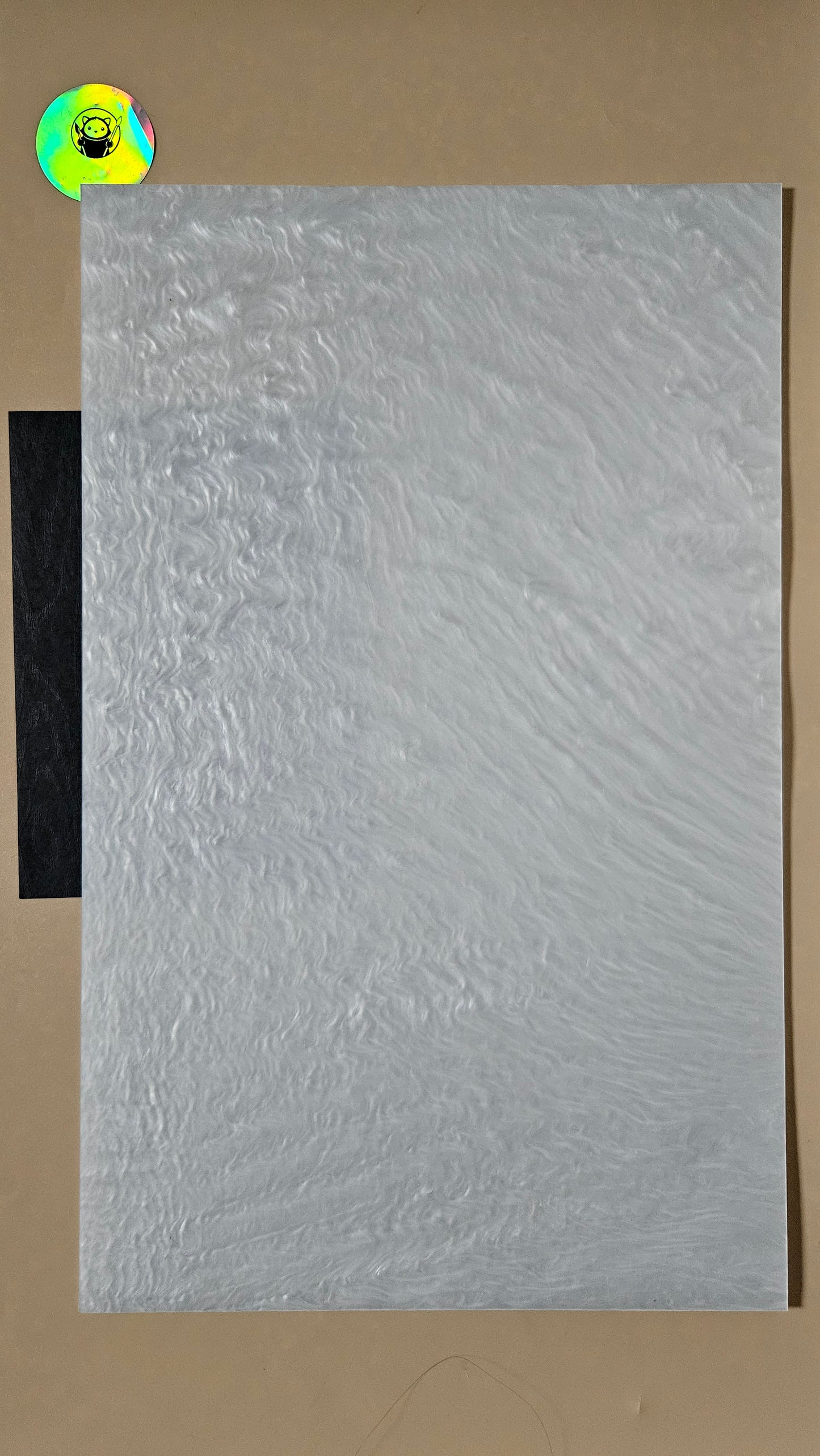 Designer Acrylic Sheet - Silver Pearl