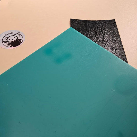 Dual-Finish Acrylic Sheet - Dragonfly Green