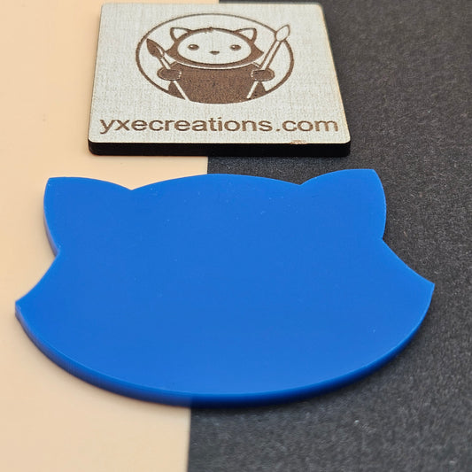 royal blue dual finish acrylic sheet sample 2