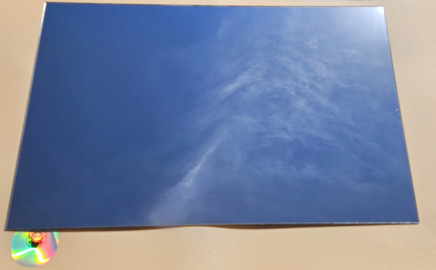 Silver MIrror Acrylic Sheet 12 x 19