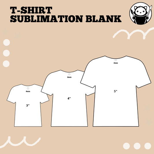 Sublimation Acrylic Blank - T-Shirt (view 2)