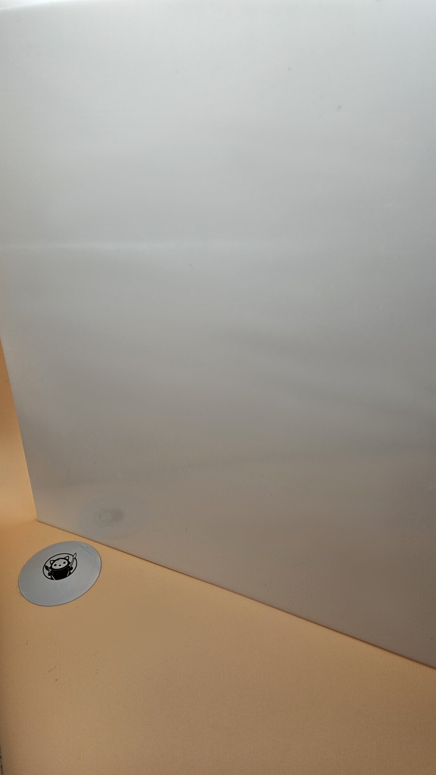 White Acrylic Sheet Opaque Vertical