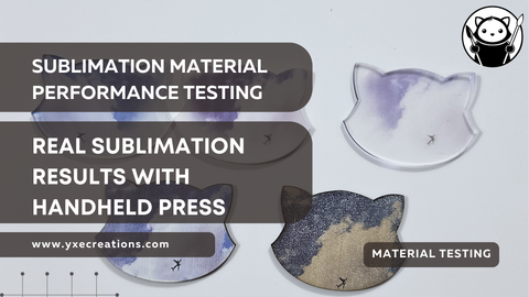 Sublimation Material Performance Testing: Real Results with Handheld Press