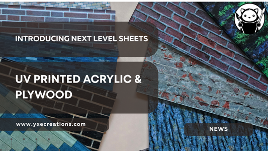 Introducing Next Level Sheets: UV Printed Acrylic & Plywood