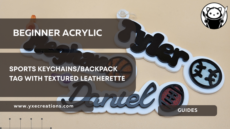 Beginner Acrylic: Laser-Cut Sport Keychain. Perfect First Project That Sells