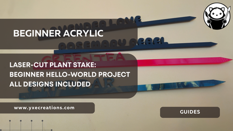 Beginner Acrylic Project Designs and Guides