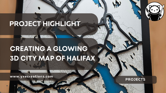 Creating a Glowing 3D City Map of Halifax