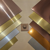 Engravable Two-Tone Acrylic: Metallic