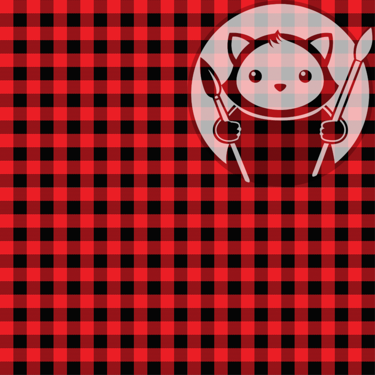 Plaid #1 pattern preview for Next Level printed sheets