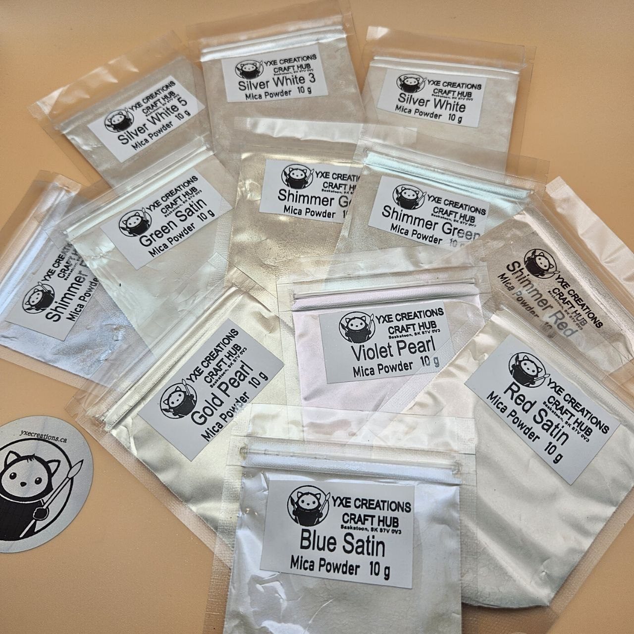 Mica Powder Satin Series