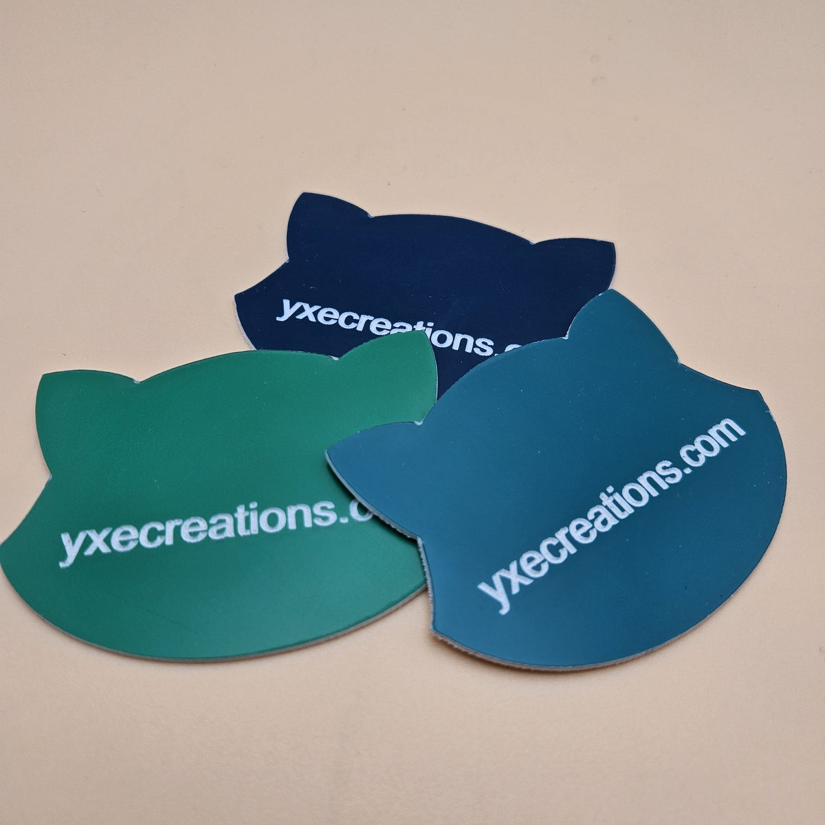 Green two-tone engravable acrylic samples