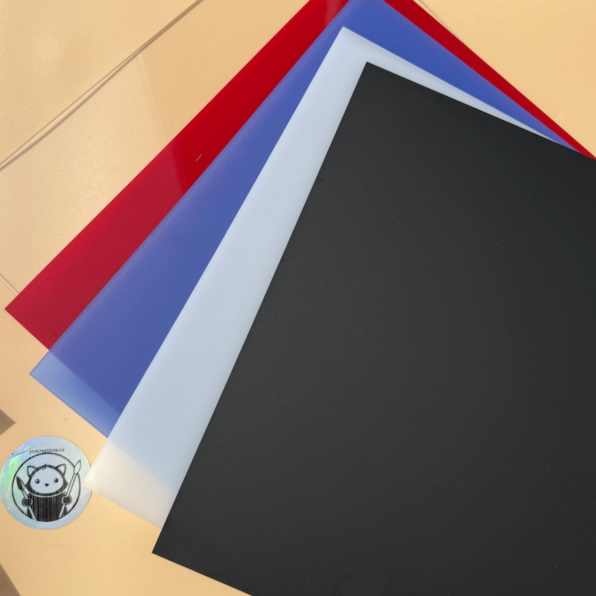 Solid Colour Acrylic Sheets
