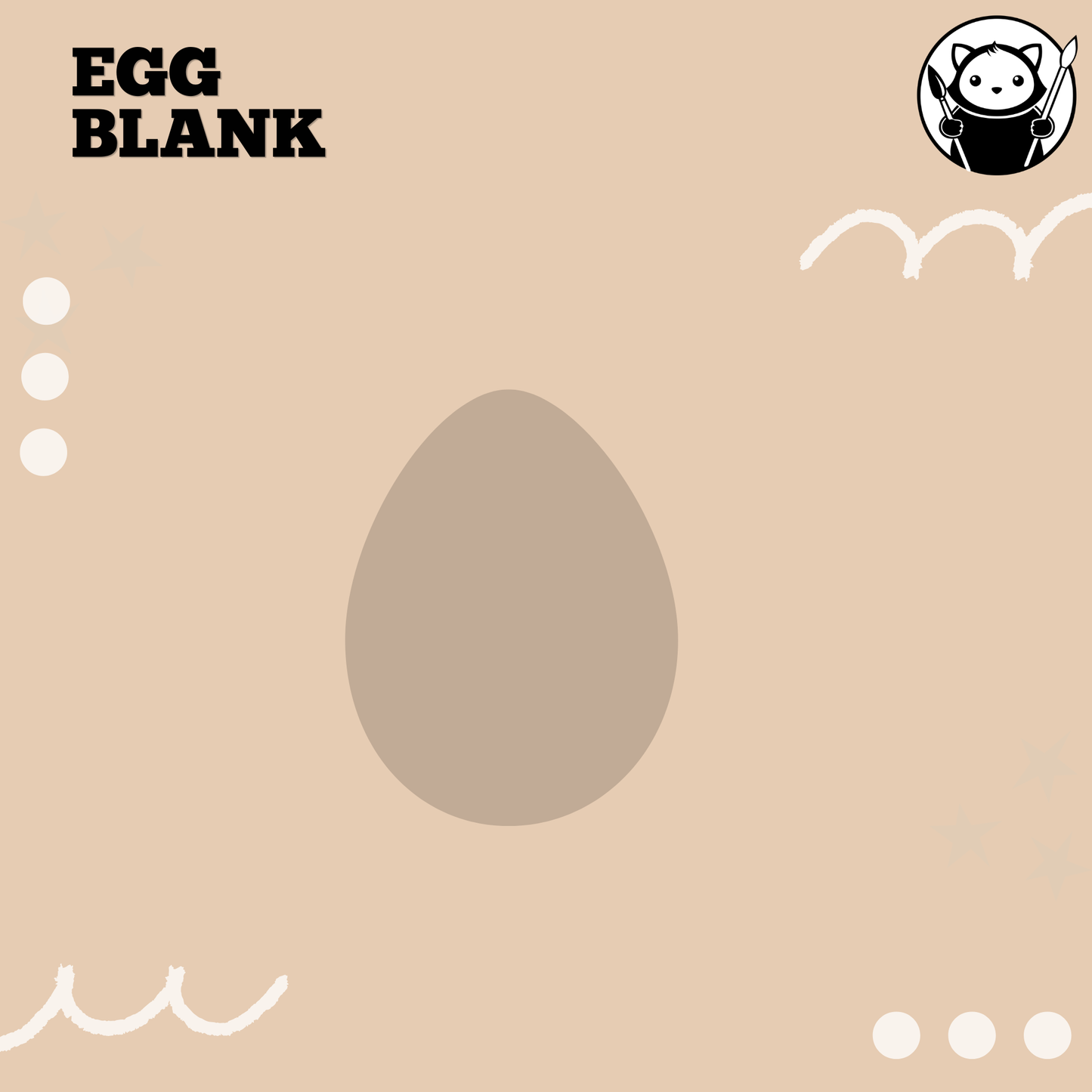 Egg | Acrylic & Sublimatable Plywood