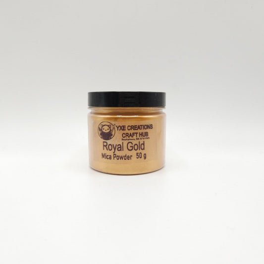 Mica Powder - Royal Gold - 50 g jar