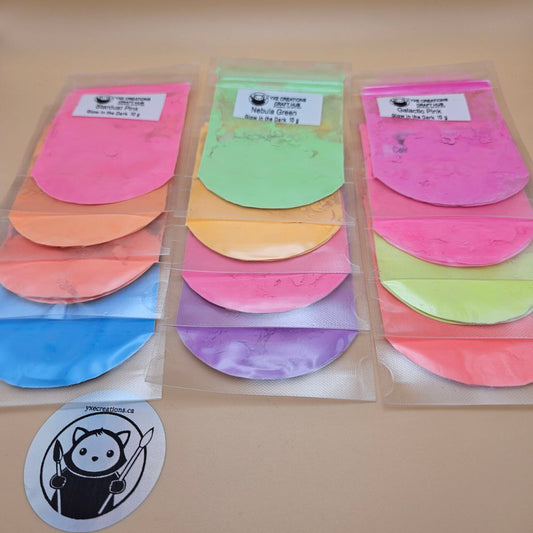 Glow in the dark pigment powder