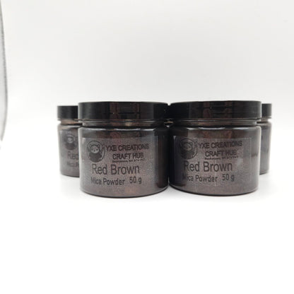 Red Brown - Mica Powder - jar