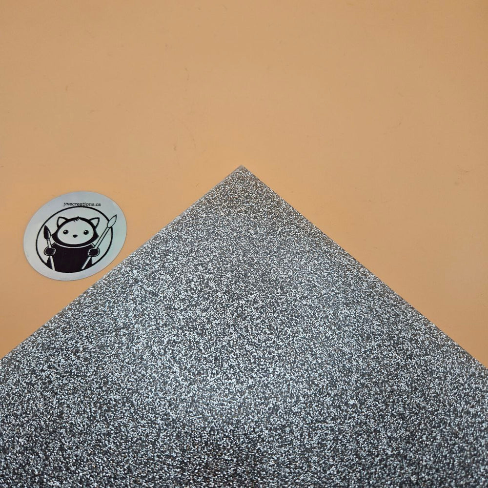 Glitter Acrylic - Silver