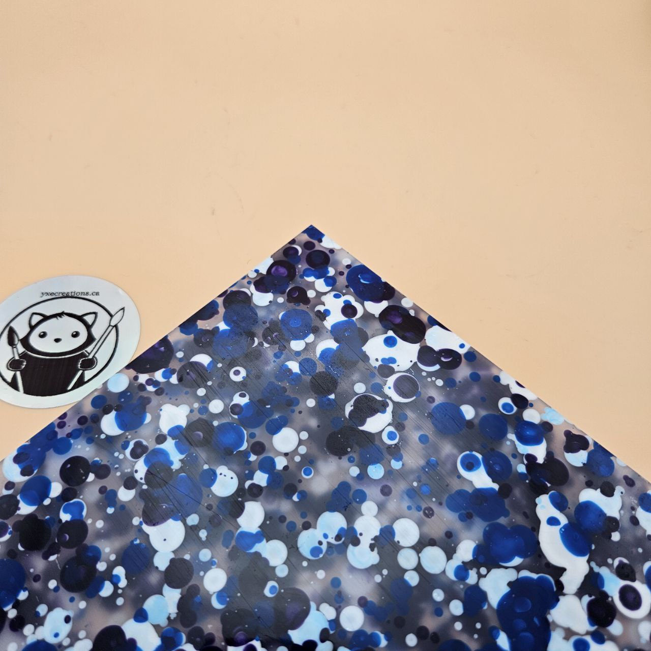 Designer Acrylic - White and Blue Paints