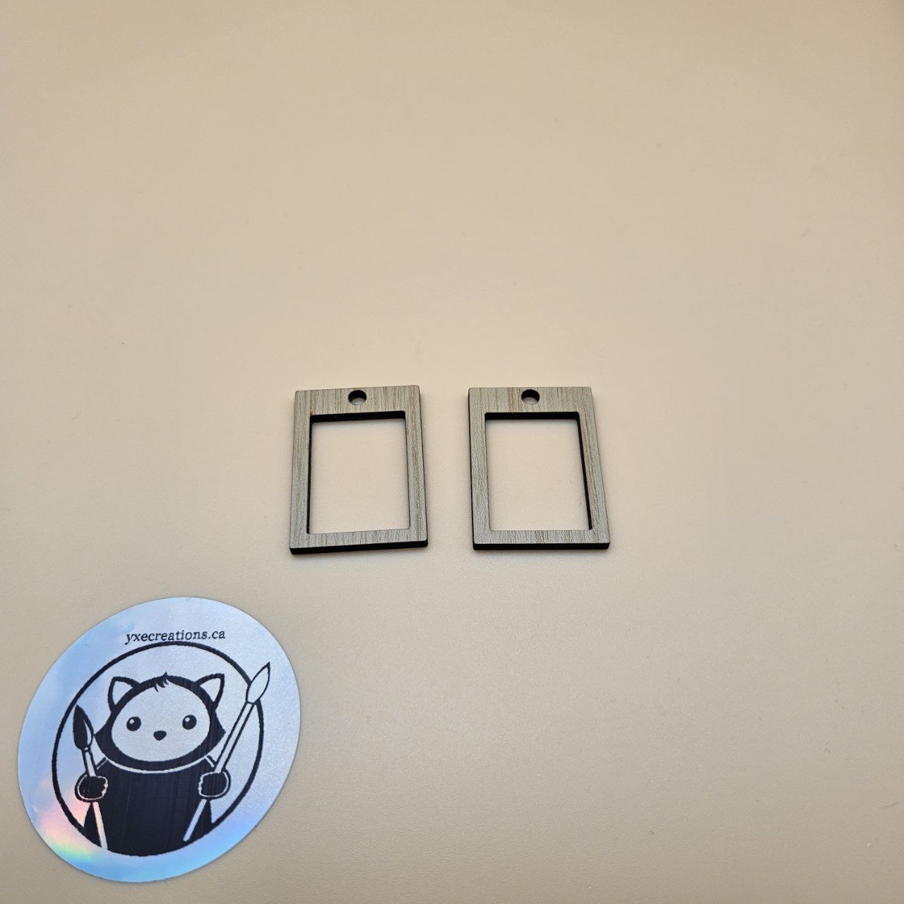Rectangle Resin Fill and Design Blanks